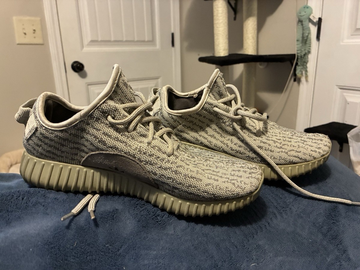 adidas gazelle silver green womens Adidas YEEZY Boost 350 Moonrock Grey Low-top Sneakers – Boutique LUC.S main image 0