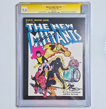 Marvel Graphic Novel 4 Cgc 9.6 Signed By Claremont Mcleod 1st App New Mutants Marvel Graphic Novel 4 Cgc 9.6 Signed By Claremont Mcleod 1st App New Mutants