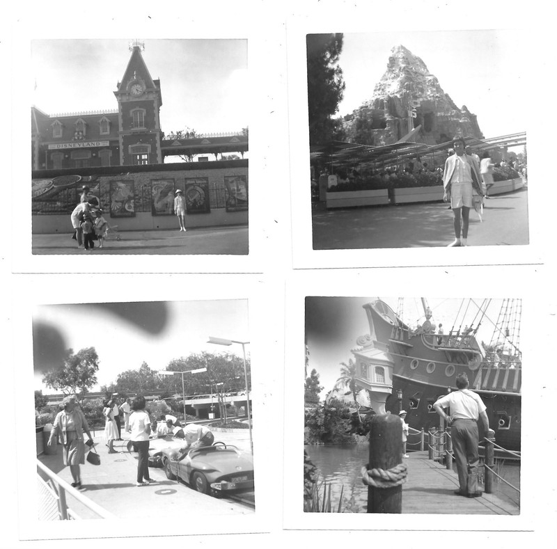 4 1960s Vintage Disneyland Snapshots 1965 