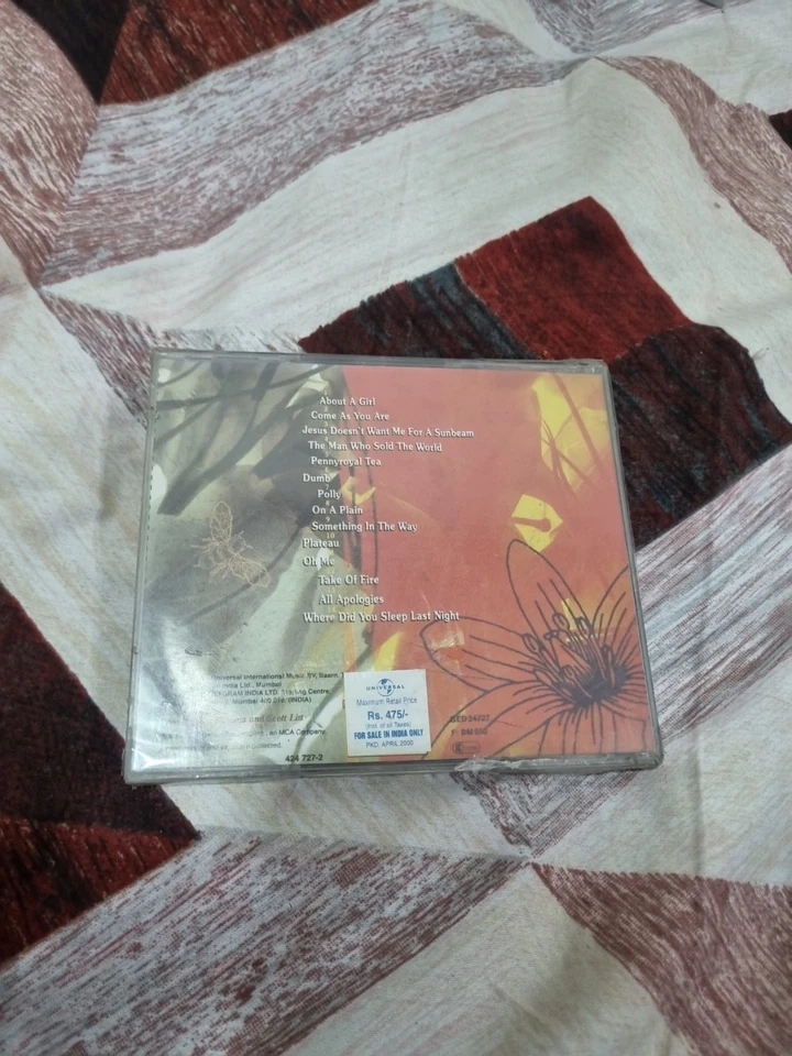 Nirvana MTV Unplugged In New York INDIA IMPORT SEALED CD rare - Image 3 of 4