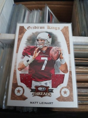 2009 Donruss Threads - Pro Gridiron Kings Matt Leinart #36 Materials /250