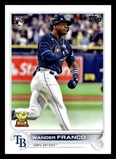 Wander Franco 2022 Topps ROOKIE RC #215 Tampa Bay Rays Baseball *229