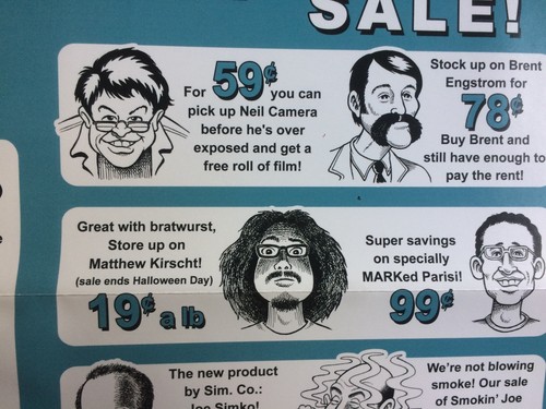 MINT FOLDED 2010 TOPPS WACKY PACKAGES OLD SCHOOL 2 POP POSTER FEATURING ARTISTS - Picture 5 of 5