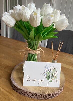 10 20 Künstliche Real Touch PU Tulpen Kunstblume Hochzeit Party Braut Home Deko