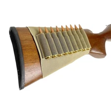 VISM Buttstock Rifle Cartridge Holder Rifle Stock Ammo Sleeve hunting TAN~