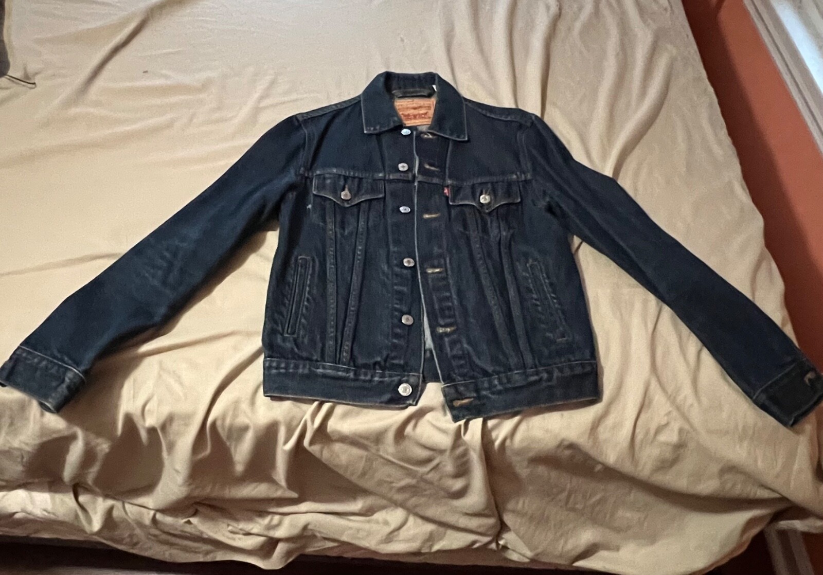 Levi's Men’s Denim Trucker Jacket - Dark Wash - Size S,