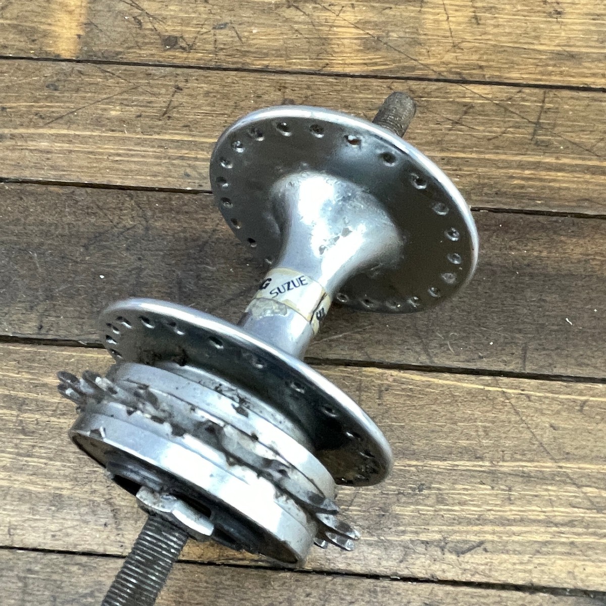 SUZUE リアハブ 48h Suzue 48h BMX Rear Hub Chrome PARTS Sealed Bearing Old