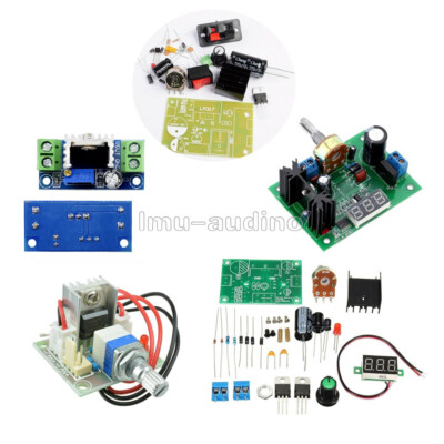 LM317 Step down Power Supply Module Speed Control Regulator Kit / LED Voltmeter