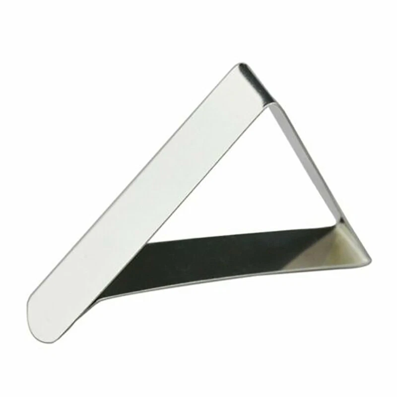 12PCS Stainless Steel Tablecloth Clips Desk Table Cloth Cover Clamp Holder Party - image 3 of 4