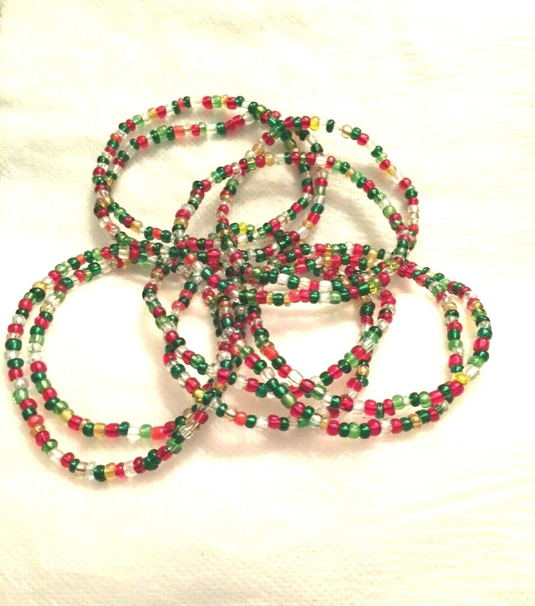Festive Seed Beed Bracelets Festive Seed Beed Bracelets