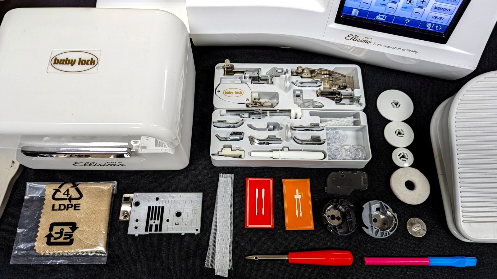 Baby Lock Ellisimo Gold 2 (BLSOG2) Sewing & Embroidery Machine K2B117446 eBay