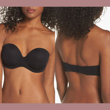 NEW Wacoal  32D US  Red Carpet Convertible Strapless Bra in Black T2082