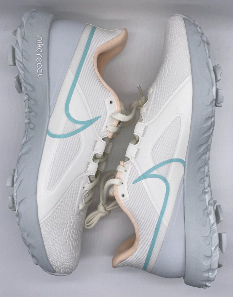 Nike React Infinity Pro Golf Shoes Mens Size 10.5 Sail Light Dew Crimson CT6620-108 NWOB