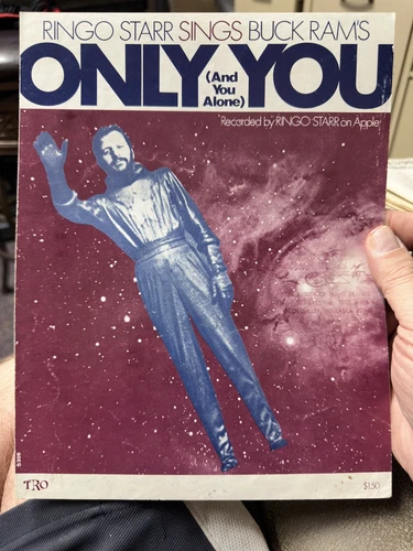 D RINGO STARR  Sheet Music ‘ONLY YOU’