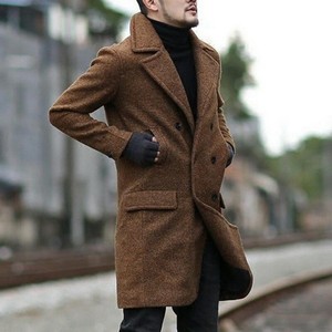 woolen long coat