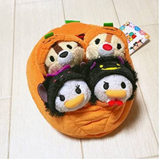 Disney TSUM TSUM Halloween Chip and Dale Donald Daisy Mini Peluche Muñeco Juego de 4