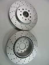 Maserati GranTurismo Gt rear brake rotor 2 pieces PREMIUM TopEuro #201