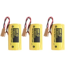 3x BR-C 3V PLC 5000mAh Battery for FANUC A98L-0031-0007 A02B-0120-K106 BR-CCF1TH
