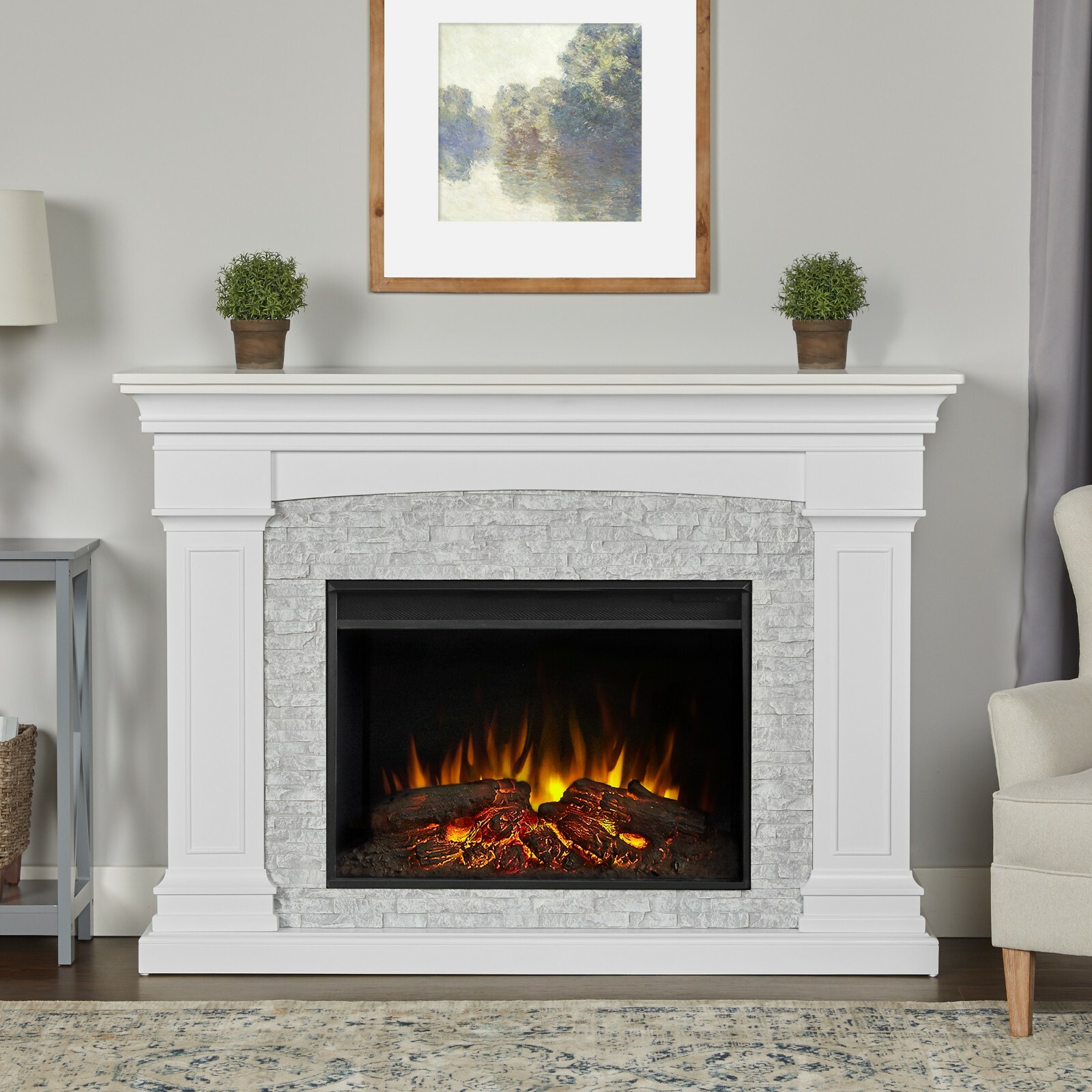 Deland+Grand+Electric+Fireplace+by+Real+Flame+ID+3976928 for sale online |  eBay