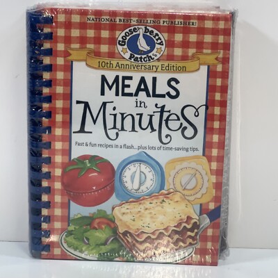 Gooseberry Patch Cookbooks 10th Anniversary Edition Meals in Minutes NEW