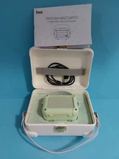 DIVOOM MACCHIATO BLUETOOTH RADIO SPEAKER IN CASE - GREEN