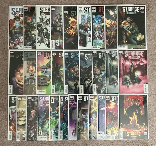 Strange Academy #1-18 (2020) + Finals #1-6 + Solve for X Variants Complete NM