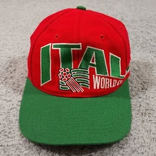 Vintage Apex One Italia Italy 1994 World Cup Hat Cap USA Soccer Snapback