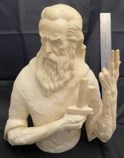 1969 Laszlo Ispanky Porcelain Sculpture of Isaiah - White Version