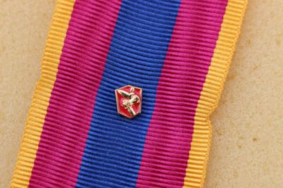Miniature Gold FAS Badge Clip for Reminder Bar or Medal Reduction
