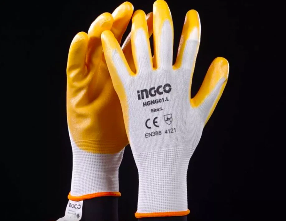 Ingco Nitrile Rubber Working Gloves Hand Protection Oil Resistant 12Pairs XL - image 3 of 4