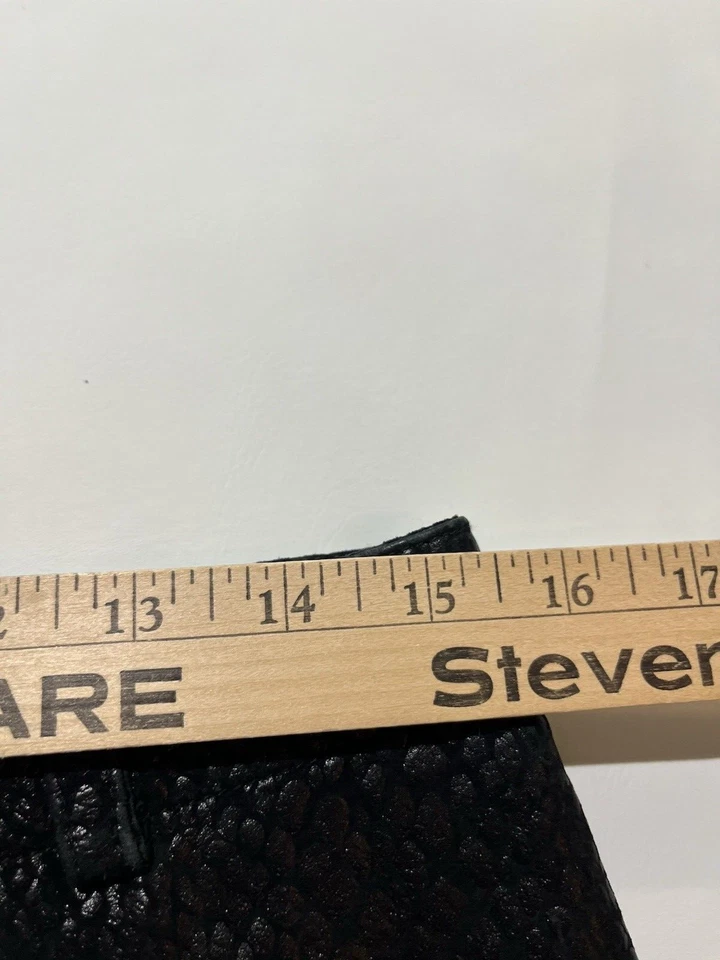 DKNY 100% Leather Women's Zip Low Rise Lined Pants Sz 10 Black - Image 4 of 4