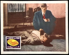 WHERE THE SIDEWALK ENDS Original Movie Lobby Card Poster Dana Andrews Film Noir
