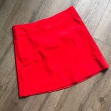 J.crew bright orange Corduroy retro mini skirt. Gold bottom and zipper. Size 10