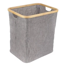 Foldable Bamboo Laundry Hamper without Lid - Decor Essentials for Any Room