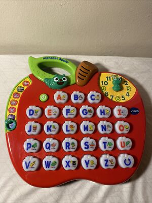 VTECH ALPHABET APPLE Preschool Learning Toy ABCs Phonics