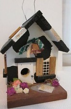 Vintage Cow Shack Themed Hand Made Bird House