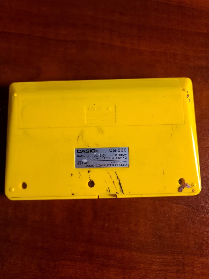 Casio Juego Submarino Batalla CG-330 1985 Vintage Retro LCD Juego Electrónico Foto 3 de 3