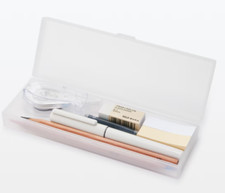 Muji Polypropylene Pen Case Multipurpose Large  184 x 64 x 25 mm 
