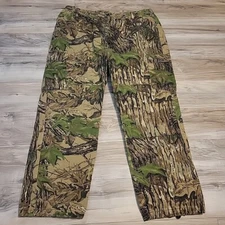Wall Camo Pants Men 2XL Realtree Hunting Outdoor Y2K Jeans Vintage Made In USA