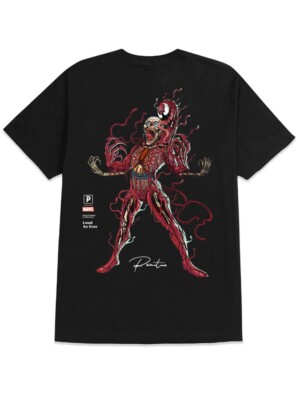 Primitive Marvel x Nychos Carnage Mens Skateboard T-Shirt Size XXXL Black New
