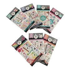 The Happy Planner sticker book value back bundle lot of 7 planner personalize