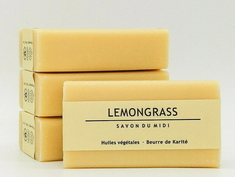 Savon du Midi Seife mit Karité-Butter Lemongrass französische Naturseife 100g