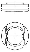 Mahle 011 PI 00111 000 Kolben FüR Chevrolet Opel