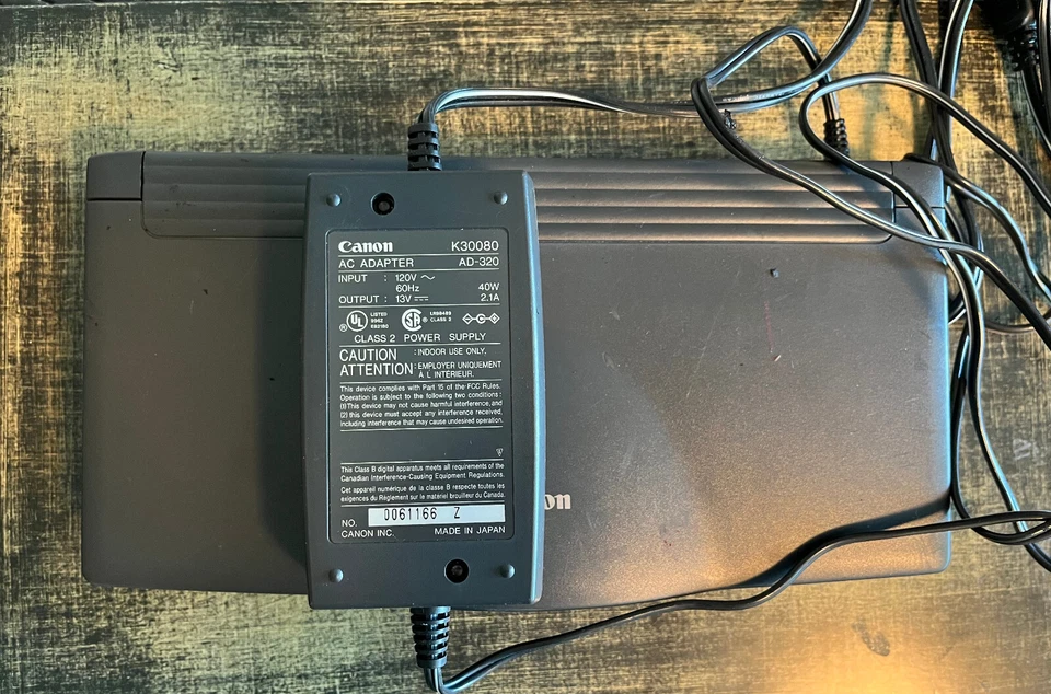 Cannon Color Bubble Jet BJC-70 Portable Printer - Image 2 of 4