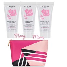 3X Lancome Creme Mousse Confort Cleansing Foam With Rose Extracts 5 oz total