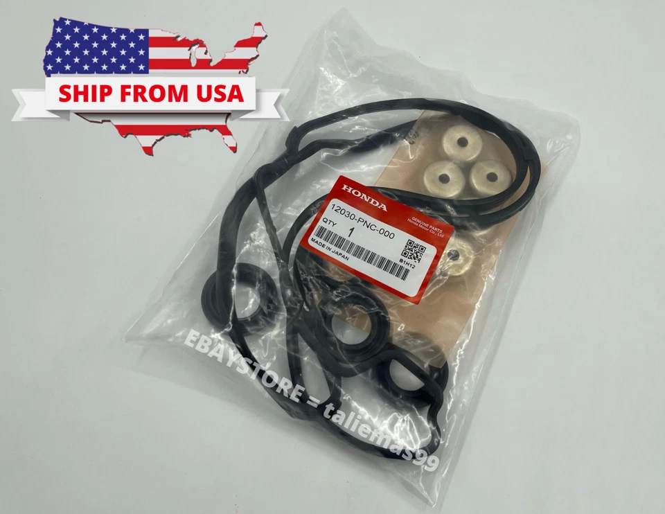 Genuine OEM Valve Cover Gasket 12030-PNC-000 for Honda Accord Civic CR-V RSX TSX - Image 4 of 4