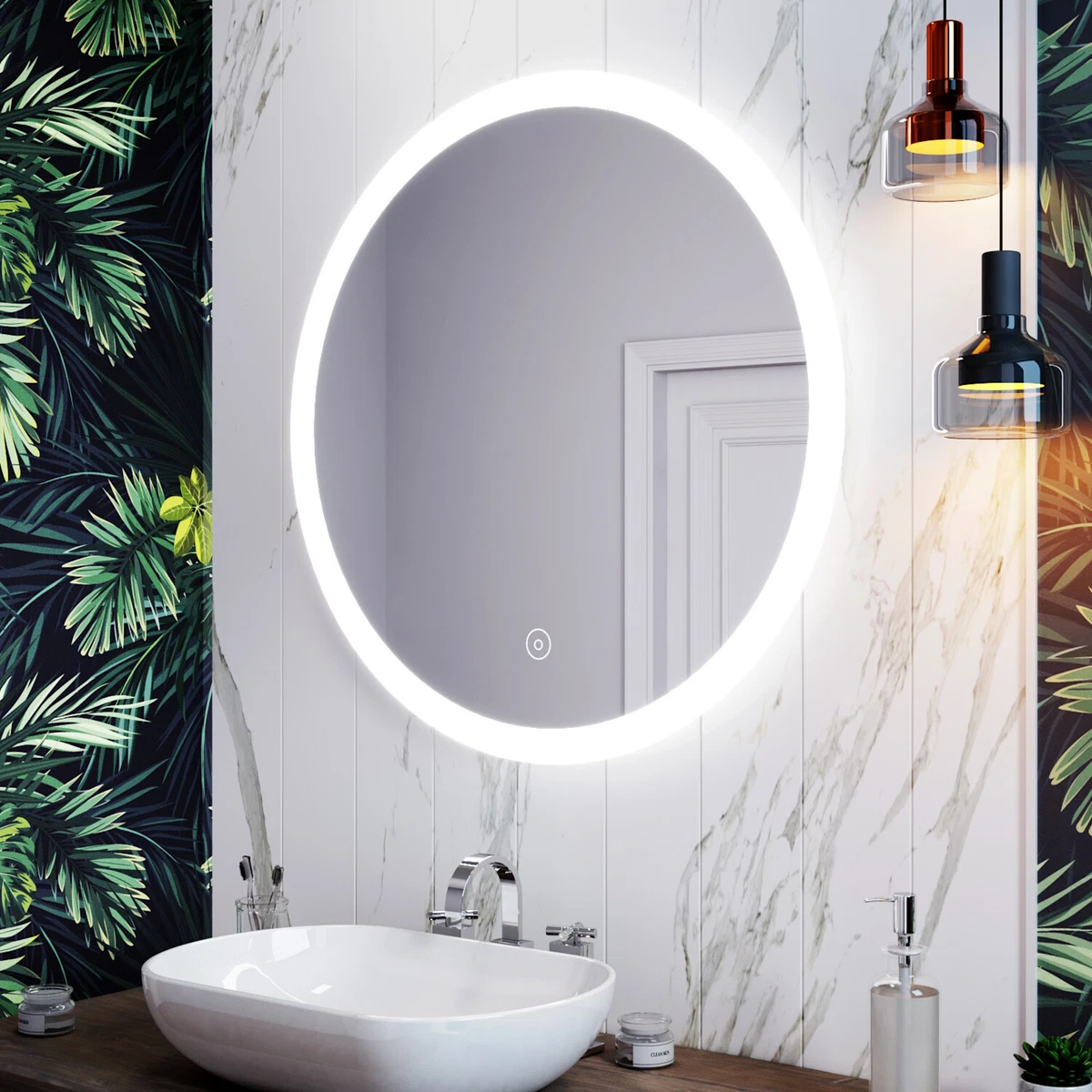 Anti fog mirror with light deals