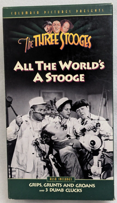 その他 3 Stooges: All the World's a Stooge [VHS] The Three Stooges All the Worlds a Stooge (VHS, 1994, Columbia