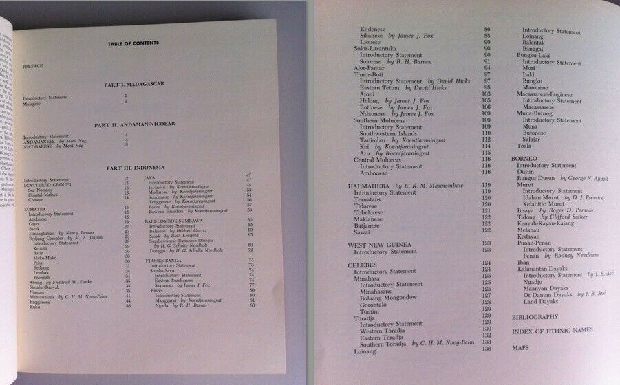 Ethnic Groups Of Insular Southeast Asia, Volume 1