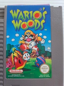 Wario Woods Nes Nintendo Entertainment System Complete Australian Release Rare